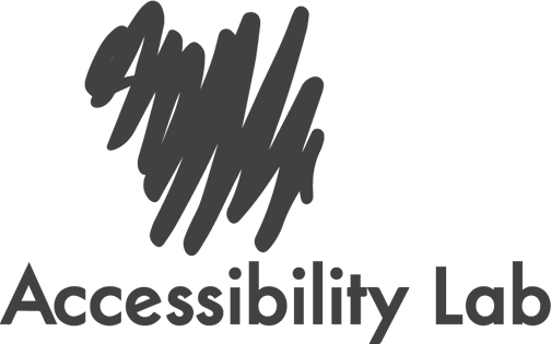 Accessibility Lab Logo Negro